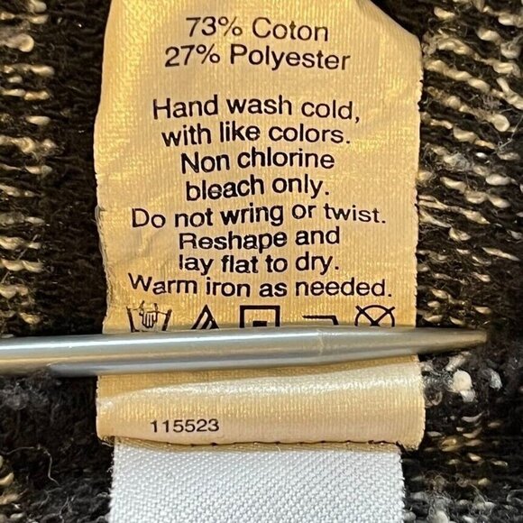 Madewell Striped Open Front Cardigan Oversized School Grandma Comfy Slouchy M/L - Picture 8 of 8